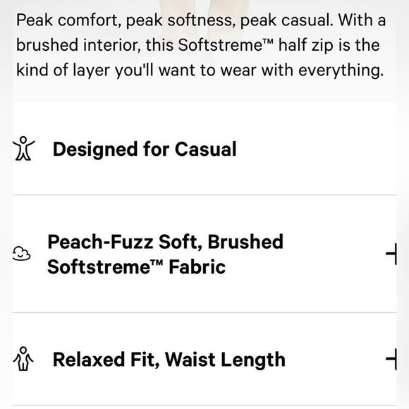 Lululemon Brushed Softstreme Half Zip Pullover Filbert Tan Size 4 - Picture 7 of 8